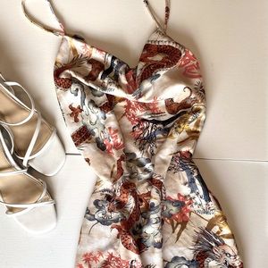 Dragon Printed Mini Dress from Pretty Little Thing